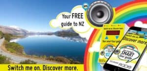 Gratis tourism radio in camper door Nieuw Zeeland