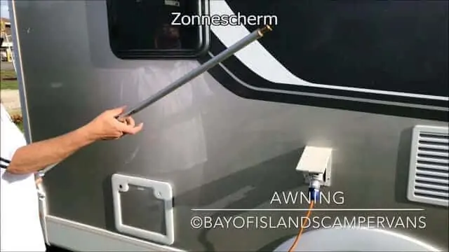 Zonnescherm gebruik