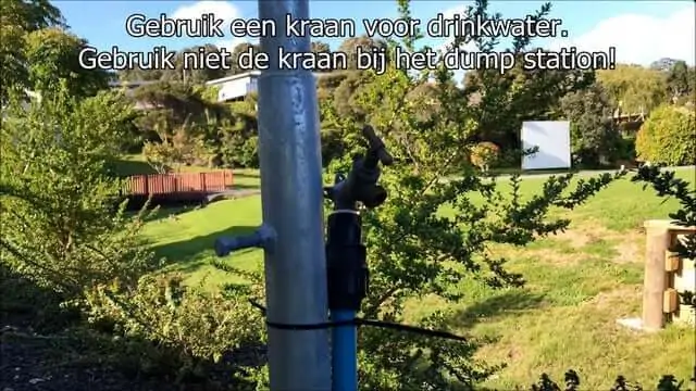 Watertank vullen